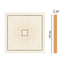 Вставка декоративная цветная DECOMASTER 100х100х11 мм полистирол 156-2-6