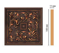 Вставка декоративная DECOMASTER 156-2-966 100х100х11 мм полистирол 156-2-966