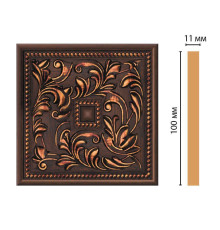 Вставка декоративная DECOMASTER 156-2-966 100х100х11 мм полистирол 156-2-966