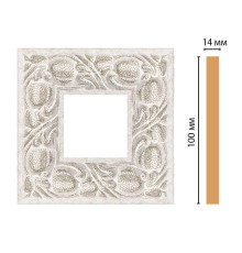 Вставка декоративная DECOMASTER 157-2-19D 100x100x14 мм 157-2-19D