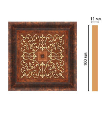 Вставка декоративная цветная Decomaster 100х100х11 мм 164-2-767