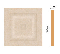 Вставка декоративная Decomaster D205-18D полистирол 100х100х11 мм D205-18D