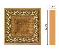 Вставка декоративная DECOMASTER D207 100x100x22 мм D207-4