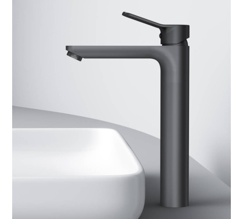 Смеситель для раковины высокий AM.PM X-Joy черный матовый F85A92022