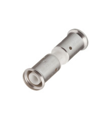 Муфта равнопроходная HENCO 26х26 мм пресс PVDF белая 15PKW-2626