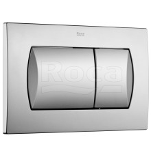 Панель смыва Roca Active 62B 2 режима 255х158х32 мм хром матовый 8901160B2