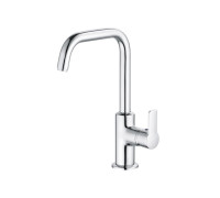 Смеситель для раковины Kludi Pure&Easy 205 мм со сливным гарнитуром 370230565