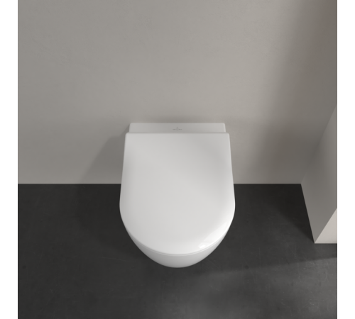 Сиденье для унитаза Villeroy & Boch Avento Slim с микролифтом 9M87S101
