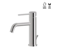 Смеситель для раковины Newform XT на 1 отверстие с донным клапаном излив 12.5 см хром 4200.21.018