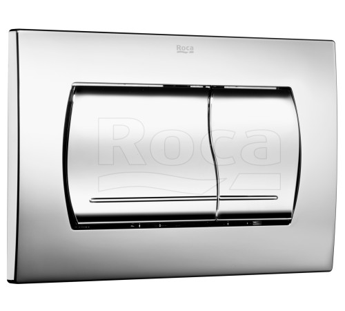 Панель смыва Roca Active 52B 2 режима 255х170х32 мм хром глянцевый 8901150B1