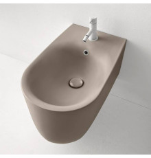 Биде подвесное Kerasan Nolita 55х35 см с креплениями WB9N коричневый орех 532581