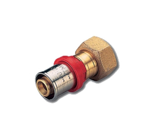 Муфта прессовая Tiemme с накидной гайкой и плоской прокладкой 20x2.0 мм - 3/4 1650062