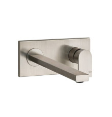Смеситель для раковины встраиваемый Gessi Emporio Via Manzoni излив 209 мм Finox Brushed Nickel 44895#149