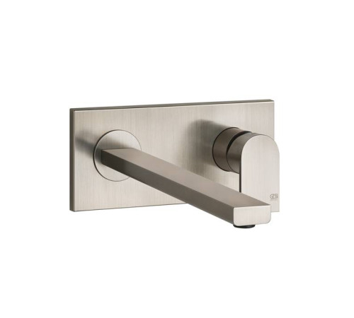 Смеситель для раковины встраиваемый Gessi Emporio Via Manzoni излив 209 мм Finox Brushed Nickel 44895#149
