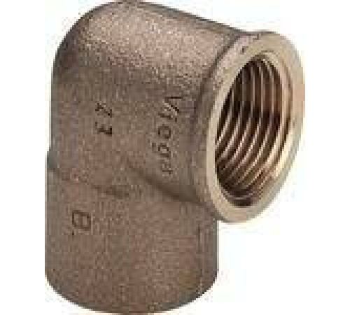Уголок-переходник 90° Viega 94092G бронза пайка-ВР 28х3/4 144203