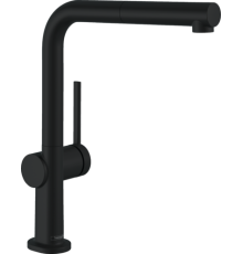 Смеситель для кухни Hansgrohe Talis M54 270 выдвижной Г-излив черный матовый 72808670