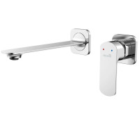 Смеситель для раковины AQUAMERIT Monza настенный 200 мм хром AQM6315CR