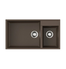 Кухонная мойка Omoikiri Tedori 85-2-U ES Tetogranit 85x46.5 см espresso 4997240