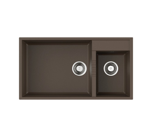 Кухонная мойка Omoikiri Tedori 85-2-U ES Tetogranit 85x46.5 см espresso 4997240