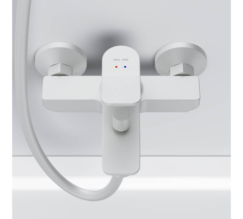 Смеситель для ванны и душа AM.PM X-Joy матовая сталь F85A10033