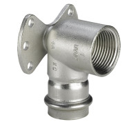 Водорозетка Viega Sanpress Inox 18 мм x 1/2 ВР нержавеющая сталь 437251