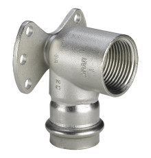 Водорозетка Viega Sanpress Inox 18 мм x 1/2 ВР нержавеющая сталь 437251