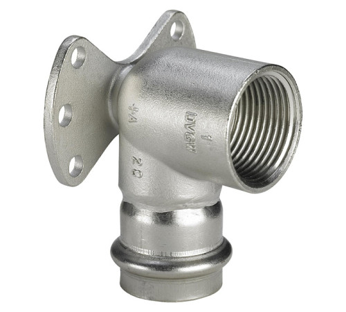 Водорозетка Viega Sanpress Inox 18 мм x 1/2 ВР нержавеющая сталь 437251