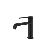 Смеситель для раковины AQUAMERIT Asti 104 мм черный матовый AQM6410MB