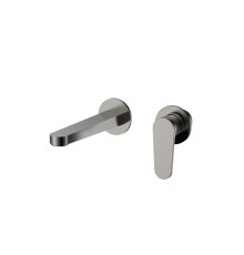 Смеситель для раковины AQUAMET Novara настенный металл AQM6915GM