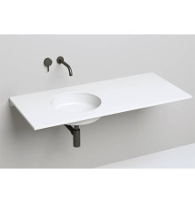 Раковина встраиваемая снизу Salini Marea 42х42х12.8 см S-Stone белый матовый 1802204M