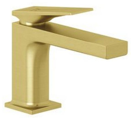 Смеситель для раковины Kludi DECUS 85 мм донный клапан Push-Open брашированное золото 54266N075