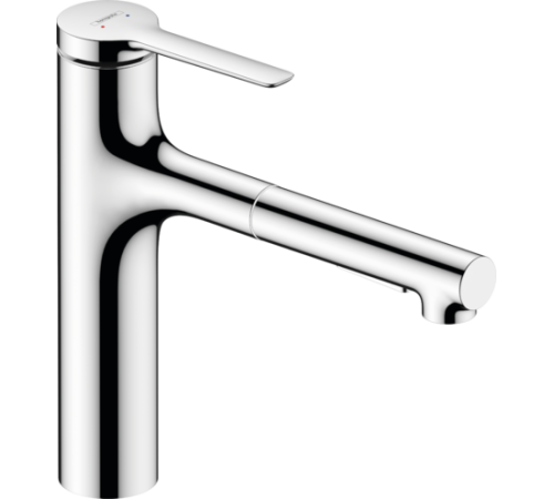 Смеситель для кухни hansgrohe Zesis M33 163 мм 2 режима выдвижной излив sBox Lite 74804000