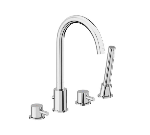 Смеситель на борт ванны Damixa Scandinavian Pure четырехсекционный 360400000