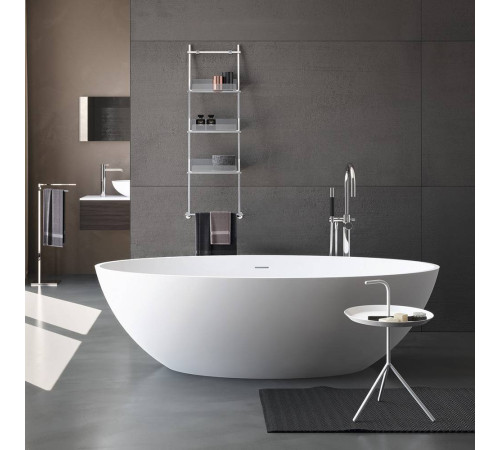 Ванна отдельностоящая Gruppo Treesse Carezza 180х85х52 см белый матовый V308BO