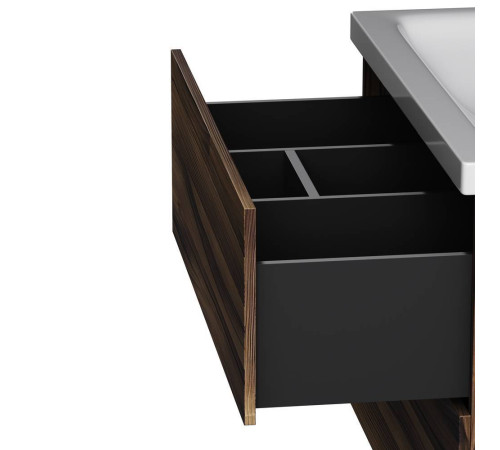 Тумба под раковину подвесная AM.PM Gem 75 см 2 ящика орех M90FHX0752HF