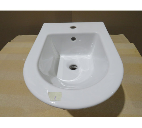 Биде подвесное GSI Kube X 500x360 мм с отверстием под смеситель без крепежа 9464111