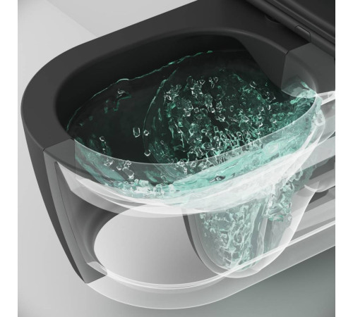 Унитаз подвесной AM.PM Func FlashClean с сиденьем микролифт матовый C8F1701MBSC