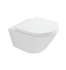 Унитаз подвесной Globo Forty3 57х36 см безободковый белый FOS05.BI