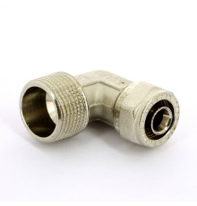 Угол обжимной никелированный Tiemme 16х3/4 наружная резьба 1600066