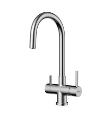 Смеситель для кухни Omoikiri Akita-BN с подключением фильтра нержавеющая сталь 4994086