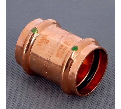 Муфта пресс медная Viega Profipress G 35 мм 346522