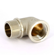 Угол 90° НВ Uni-Fitt 1 никелированный с упором 612N4400