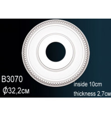 Розетка потолочная под люстру Perfect B3070 полиуретановая с орнаментом 465 мм B3070