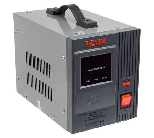 Стабилизатор напряжения Ресанта АСН-2000/1-Ц релейный 2 кВт