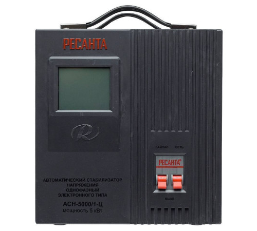 Стабилизатор напряжения Ресанта АСН-5000/1-Ц релейный 5 кВт 9069