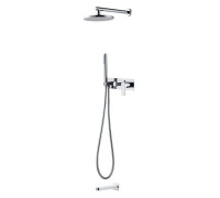 Душевой комплект встраиваемый Boheme Spectre верхний душ 22.5 см хром 454-2-CR