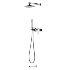 Душевой комплект встраиваемый Boheme Spectre верхний душ 22.5 см хром 454-2-CR