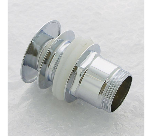 Выпуск AlcaPlast 1 1/4 Click-Clack с переливом большая пробка хром A390