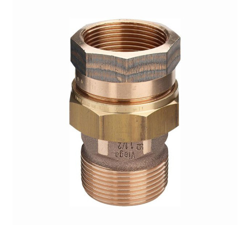 Муфта соединительная Viega 1 1/4 НВ бронза американка 271343