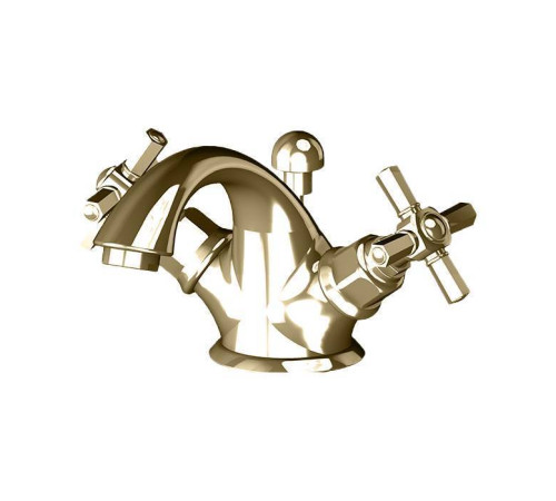 Смеситель для раковины Gattoni TRD Paris на 1 отверстие золото 24К TR310/18D0